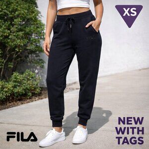 NWT FILA Size XS Black Jogger Pants
